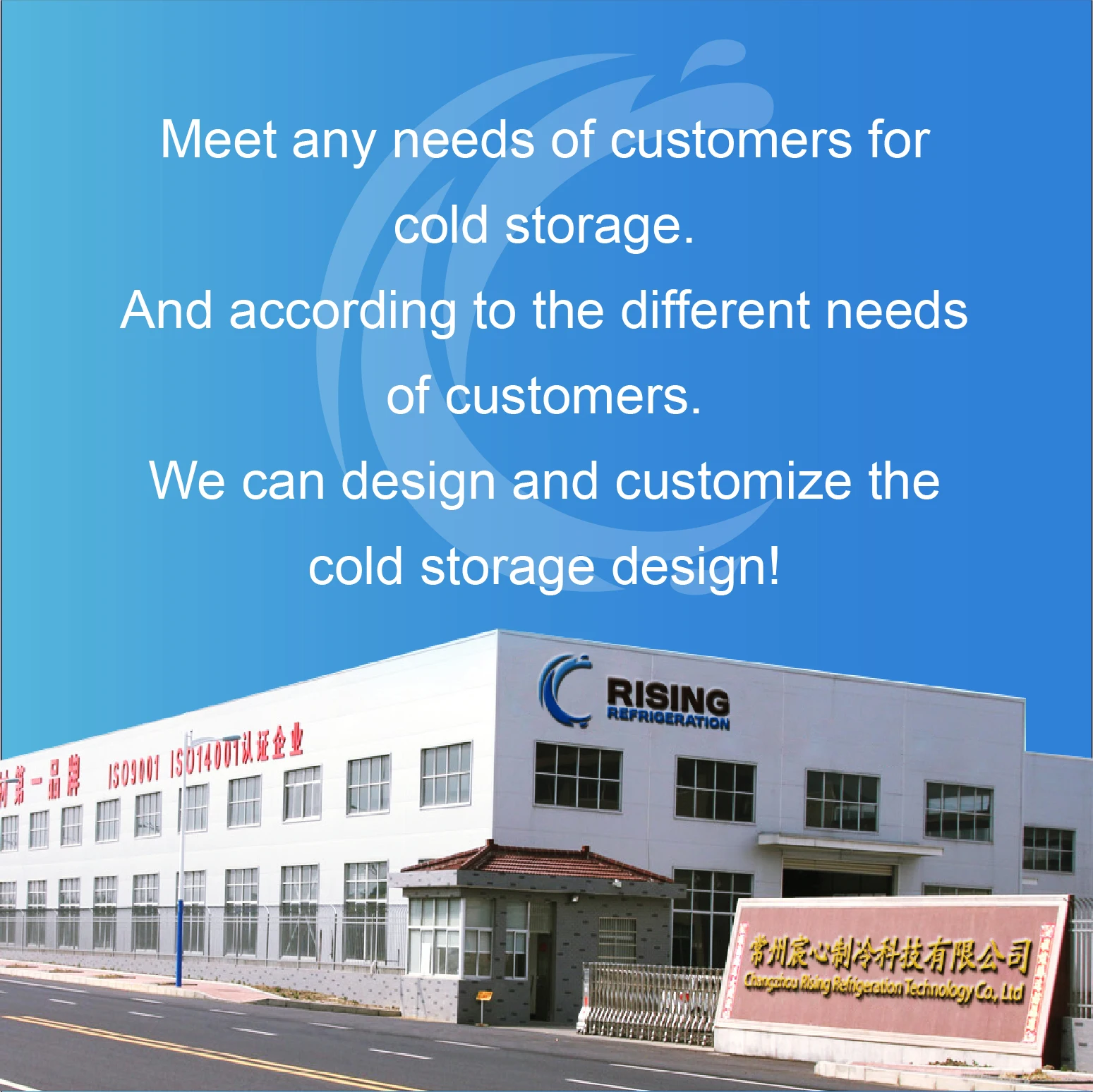 10 piedi 20 piedi 30 piedi Camminata nella stanza fredda Sala frigorifera refrigerata