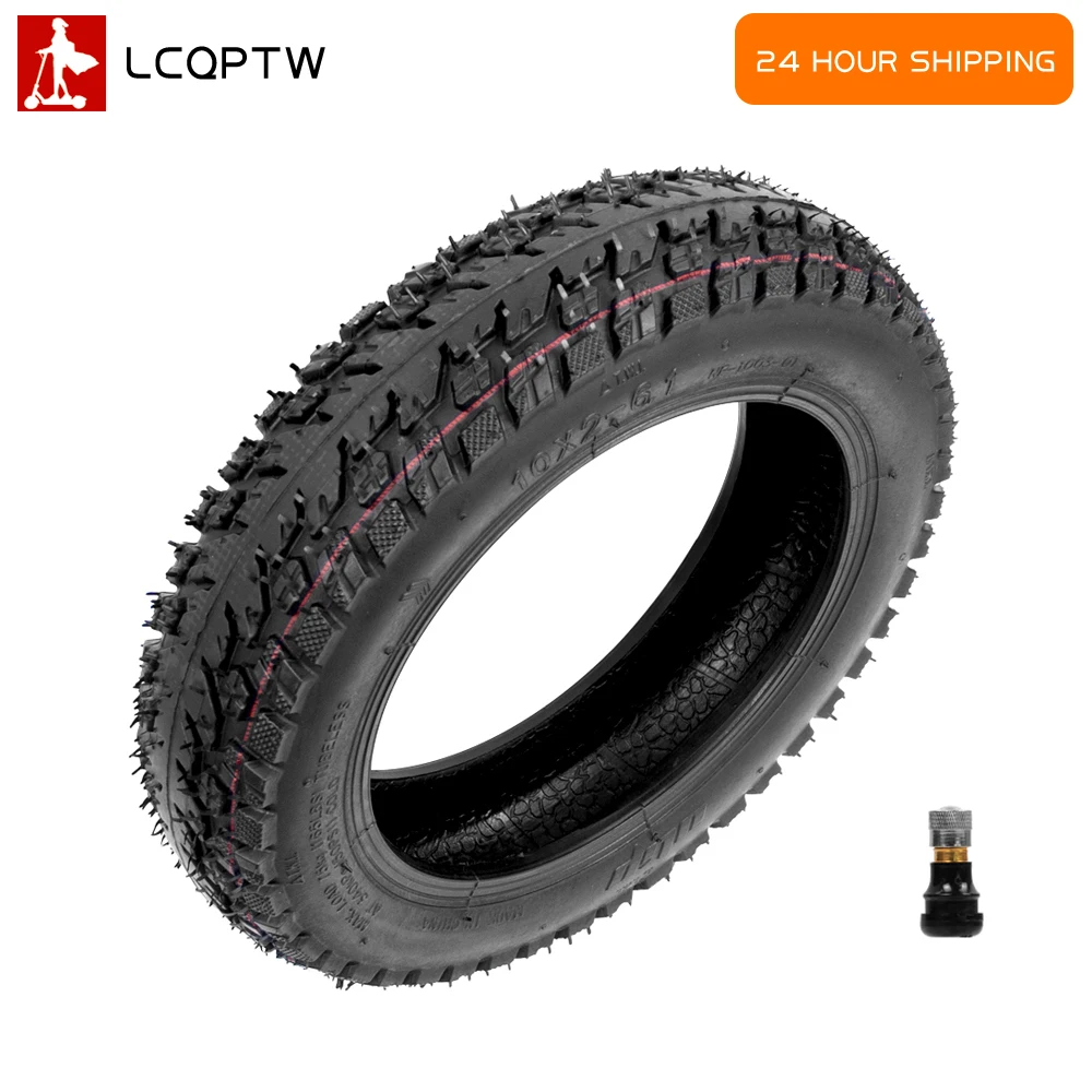 10x2-6.1 Tubeless Tire for Xiaomi M365 Pro Pro2 1S MI3 Electric Scooter Tires Parts Off Road Wheel 10Inch Vacuum Tyre with Valve