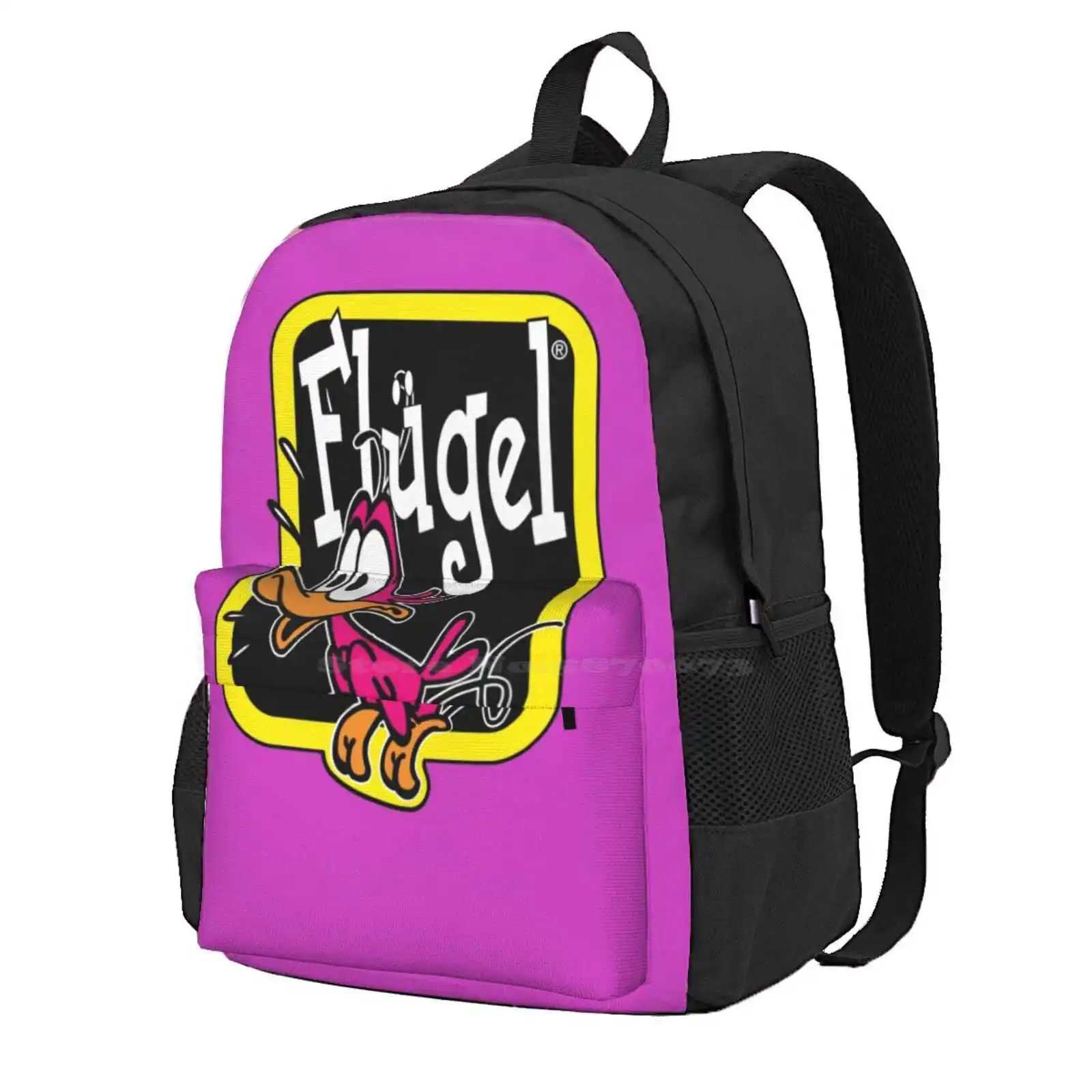 Flugel Let The Duck Out Hot Sale Schoolbag Backpack Fashion Bags Drink Flügel Celebrate Life Togetherness Friendship Tapping