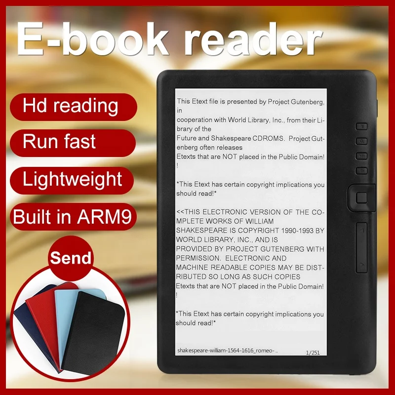 7-inch Color Screen E-book