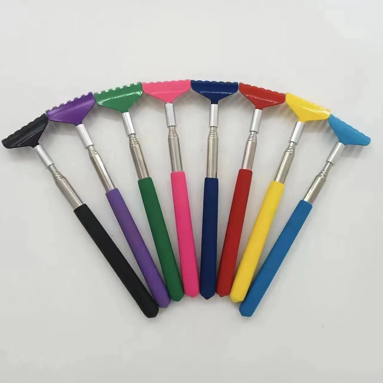 Soft Grip Metal Back Scratcher Telescopic Extendable Handy Pocket scrath 8X6 wholesale