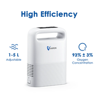 Varon NT-02 1-5 Liters Adjustable 0-xygen Machine Purifier Pulse Flow with Battery, AC/DC 110-220V, for Travl, Outdoor, Car Use