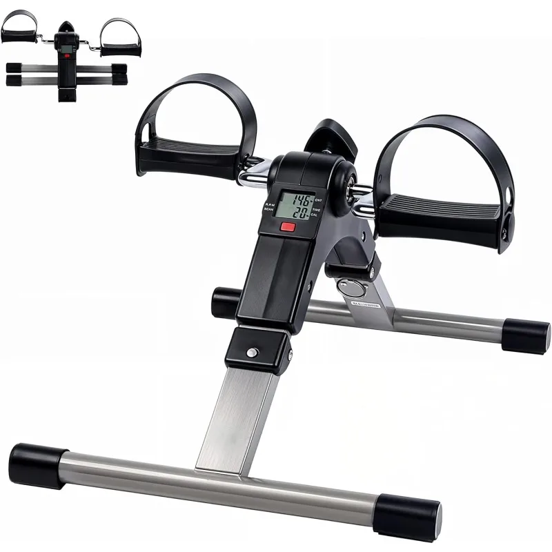 

Simple Deluxe Pedal Exercise Bike, Under Desk Bike Pedal Exerciser, Exercise Bike for Arms and Legs Workout, Folding Exerci