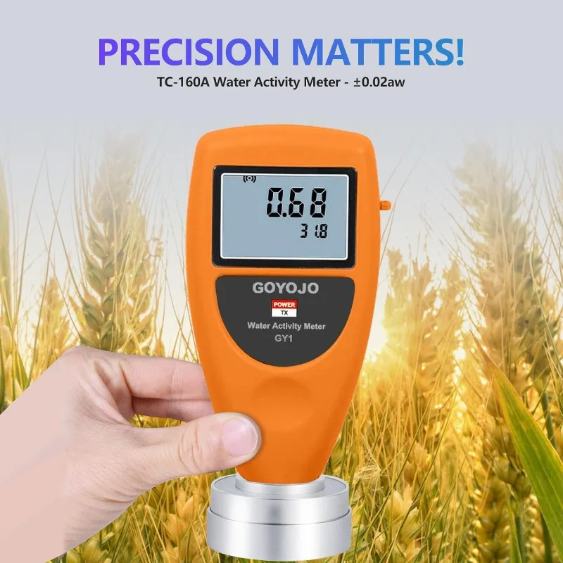 Water activity meter smart food water activity tester, suitable for dried fruits, cereals and vegetables water activity meter