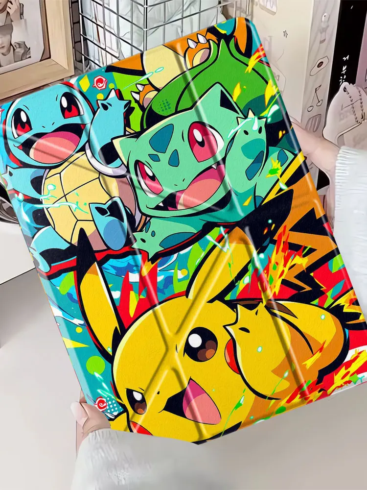 Pokrowiec na tablet Pokemon Pikachu z uchwytem na długopis do Samsung Galaxy Tab S7 FE S8 S6 Lite 10.4 cala S10 S10+ A11 Plus A8 2022 — zdjęcie produktu 7