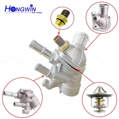 Imagen 2 del producto 1 Juego de 19320-P30-J00 cubierta de carcasa de termostato salida de agua 19320-P30-000 para HONDA CR-V Civic del Sol Acura Integra 19320P30J00