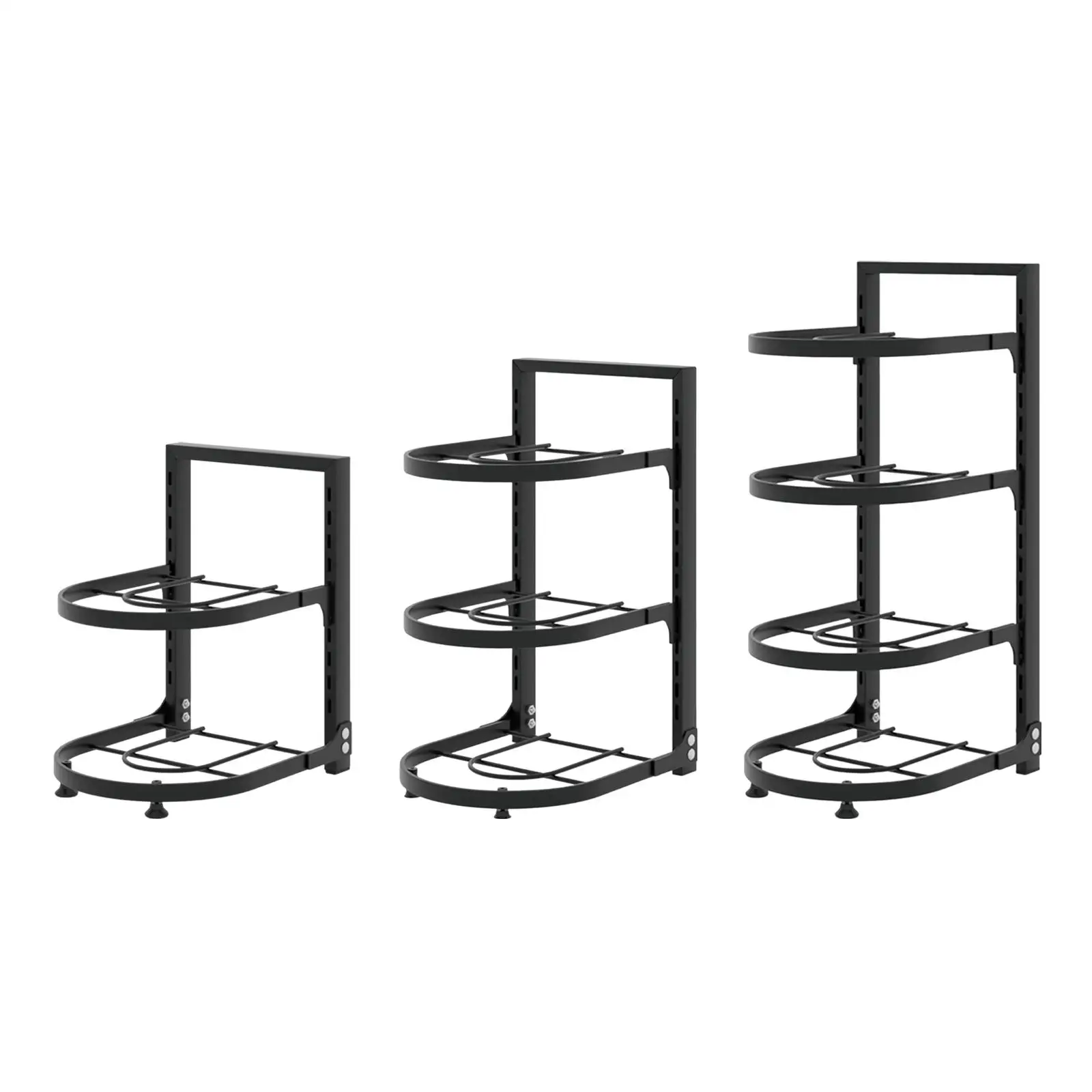 

Pan Rack Pots and Pans Organizer for Cabinet for Organizer Cookware Stand