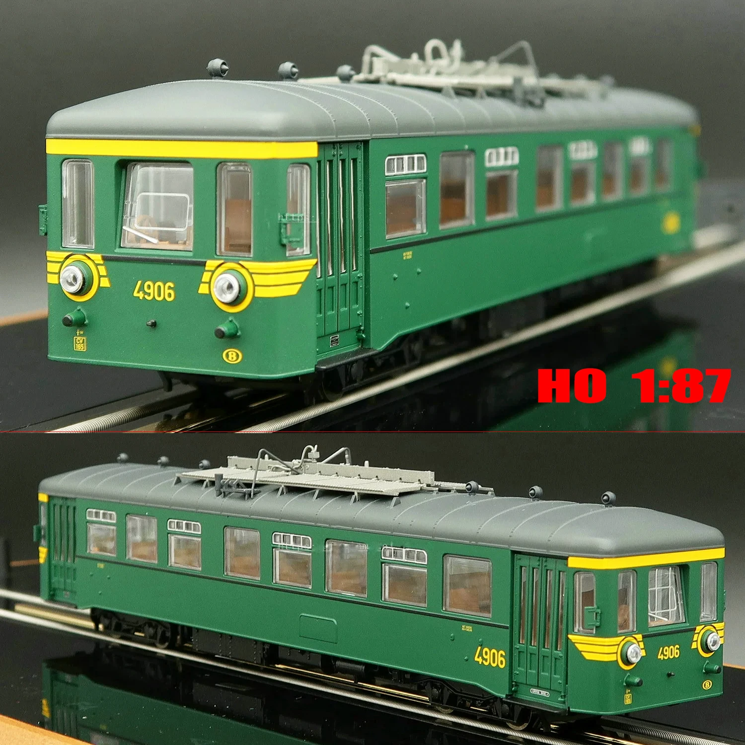 PIKO HO Scale 52794 Train Model Rh49 Internal Combustion Intercity SNCB Third Generation DCC Digital Sound Effect Version Train