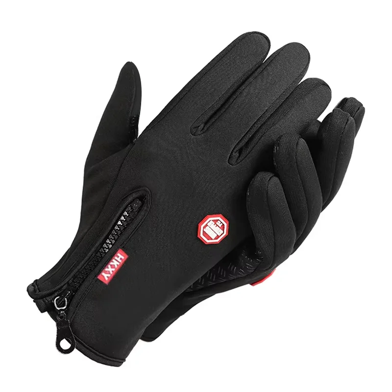 

Ski Gloves Grab Velvet Touch Screen Gloves Autumn and Winter Warm Plus Velvet Cold Proof Waterproof Outdoor Riding Model