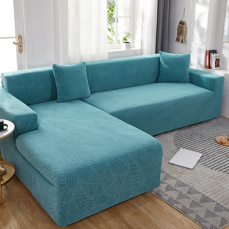 Leaf Jacquard Waterafstotende (spatwaterdichte) Sofahoes - Volledige dekking, antislip, stofdicht, hoes voor alle seizoenen