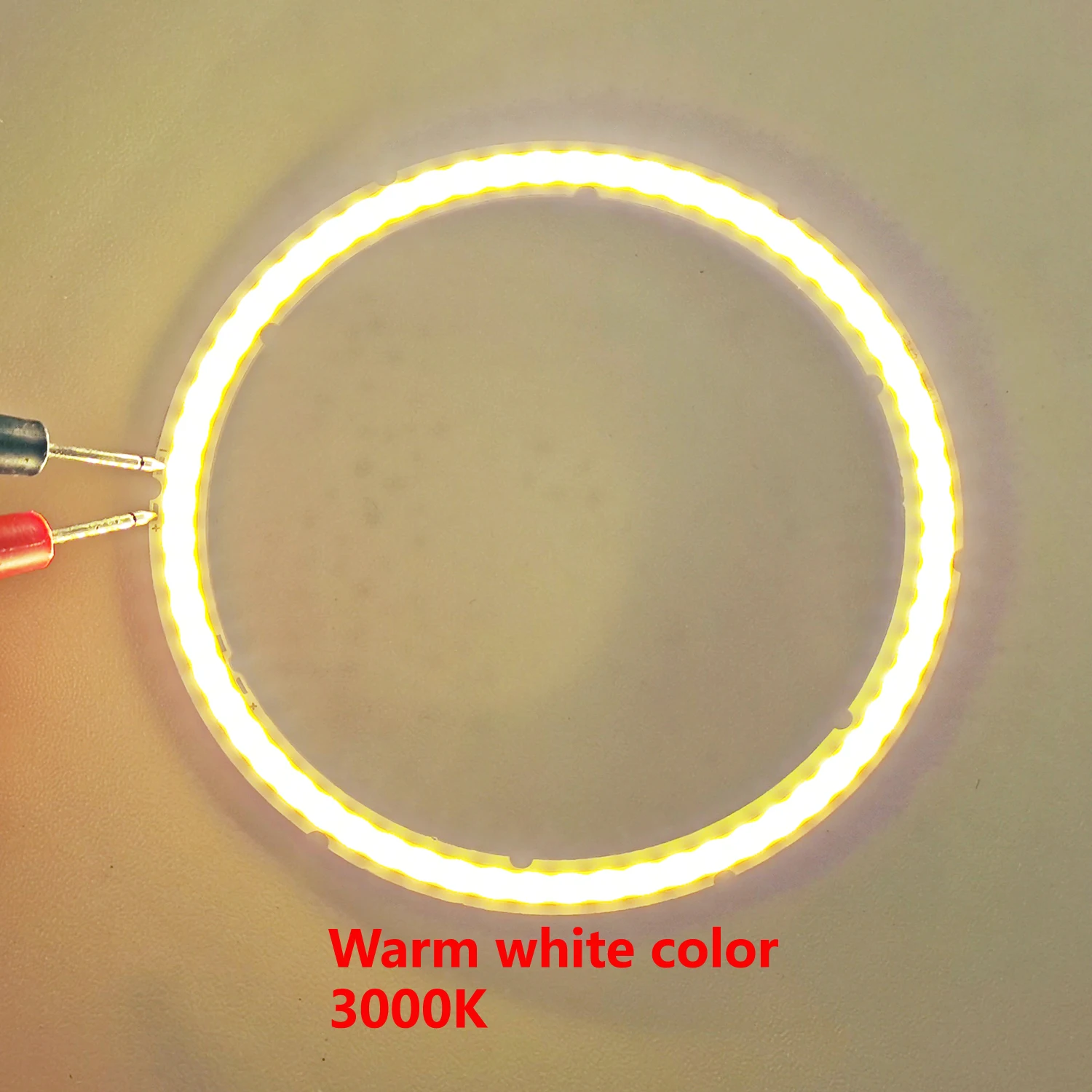 2W-12W Angel Eyes COB Light Source Annual Shape 12V DC 20mm-120mm Ring LED Chip Cold Warm White Light Source for DIY Car Bulb