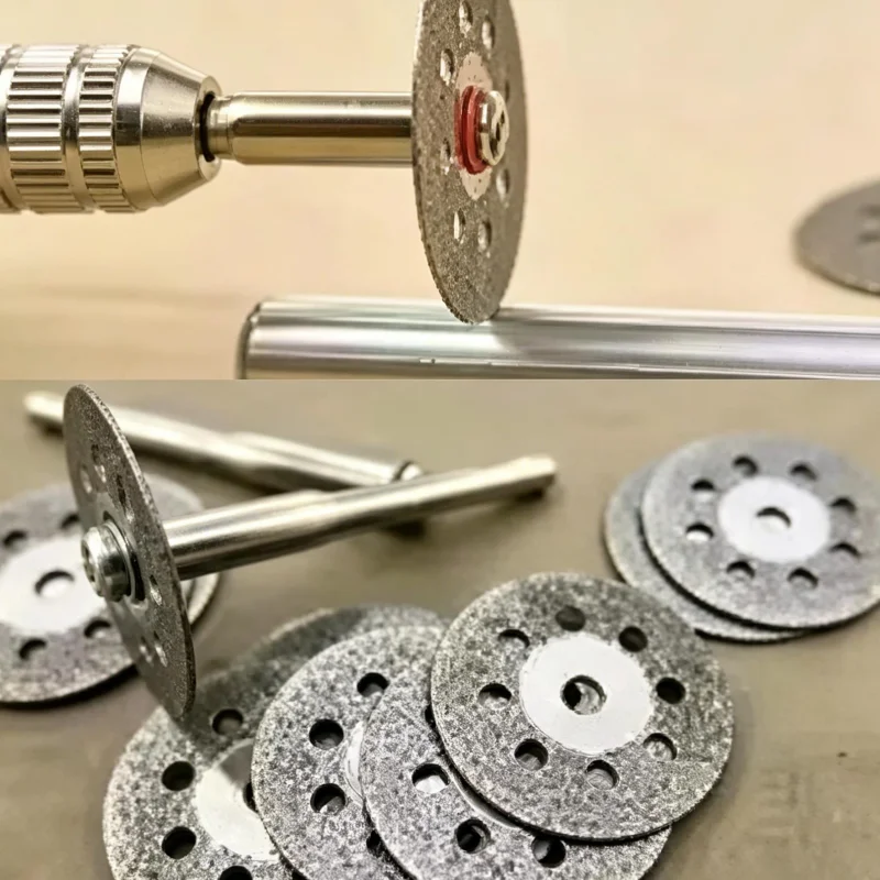 

1/2 Set (Each Set Contains 12 Pieces) of Electric Grinding Accessories, Grinding Wheel Cores for Metal Cutting Rotary Tools, Electric Grinder Parts