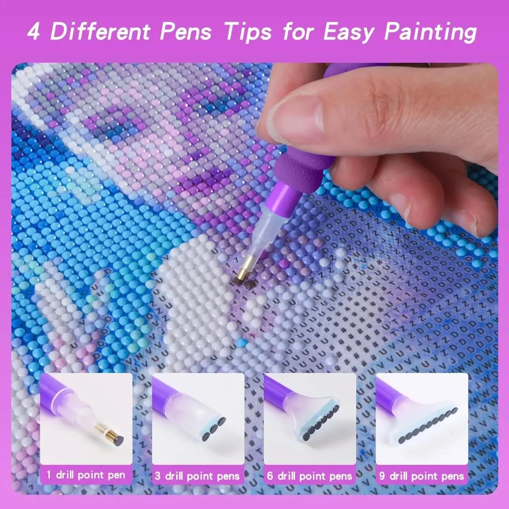 Diamond Painting Accessories Storage Case and Tool Set description 4