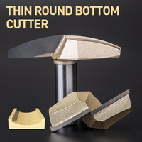 HUHAO Raised Panel Crown Router Bit Wood Milling Cutter 1/2\