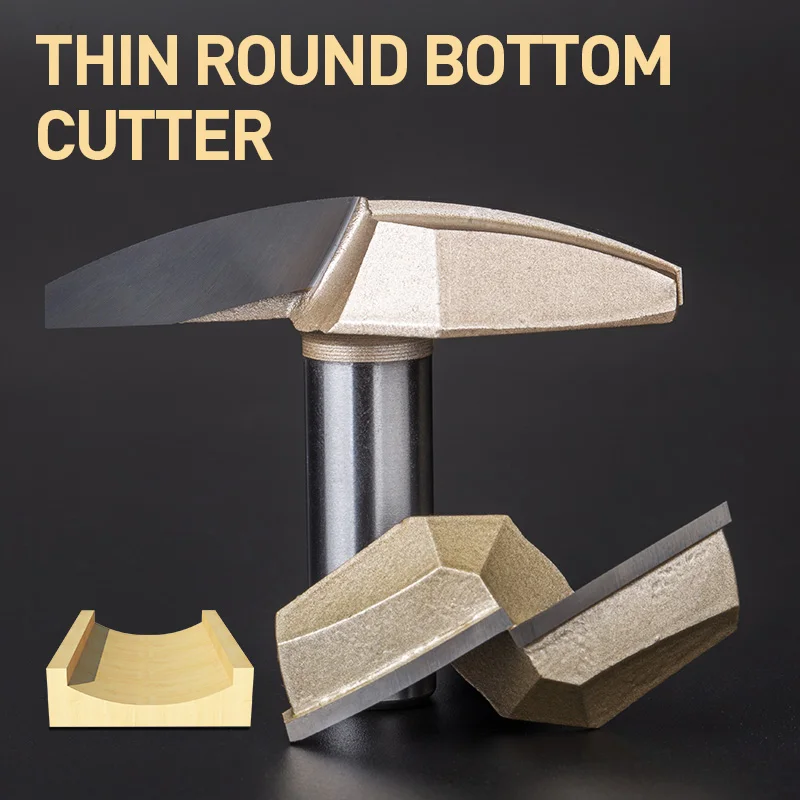 HUHAO Raised Panel Crown Router Bit Wood Milling Cutter 1/2