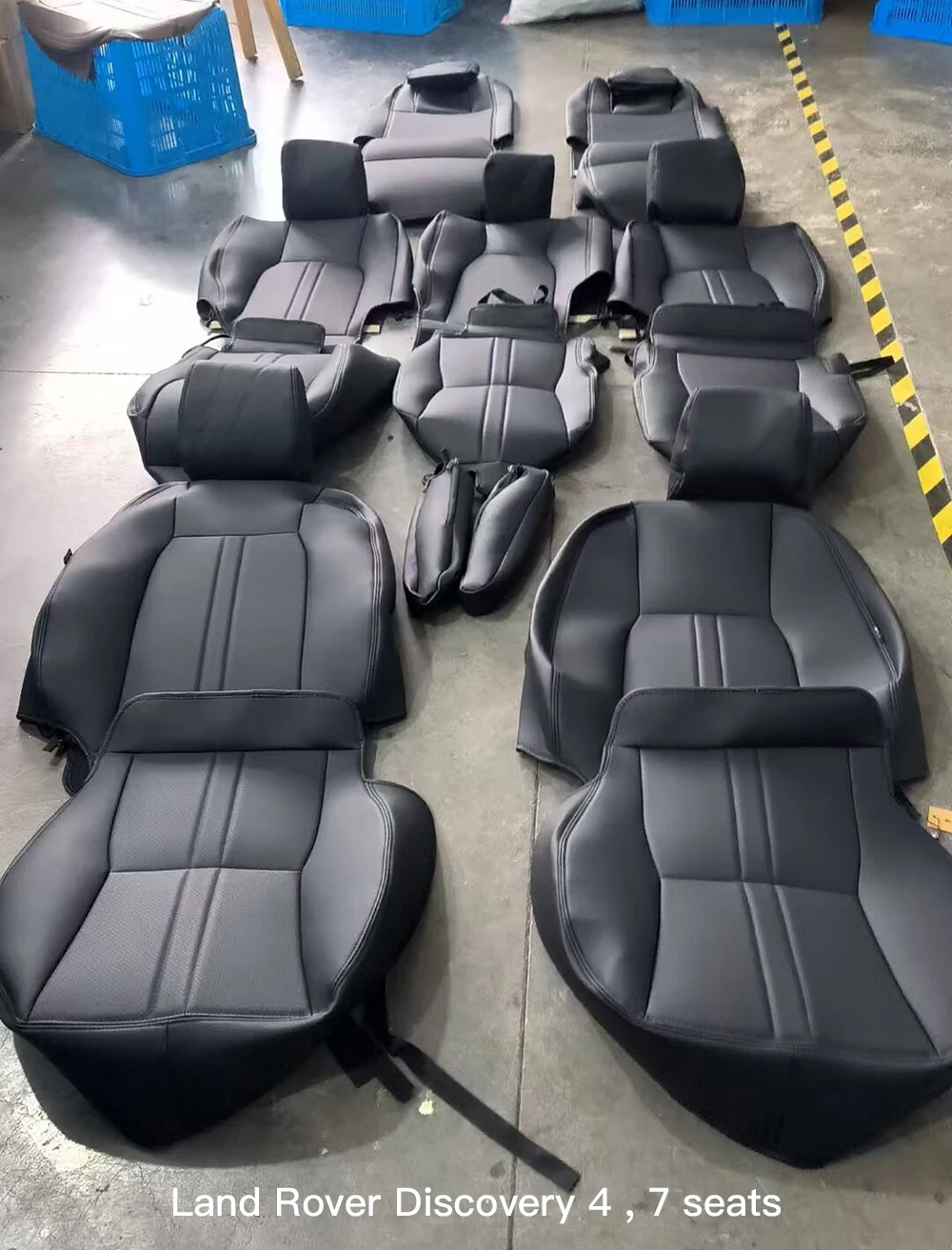 

Specific For Land Rover Discovery 4 5 Range Rover Sport Custom Fit Accessories Car Seat Cover Full Set Middle Perforated Durable