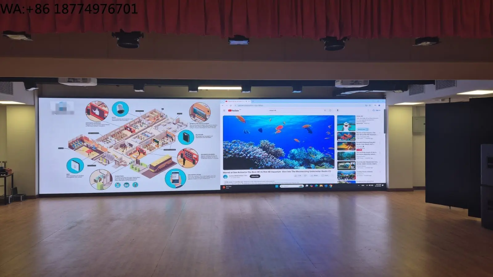 P2  Indoor  High Refresh Waterproof Full Color P4 P5 P6 P8 Outdoor Led Display Module Led Display Screen Module