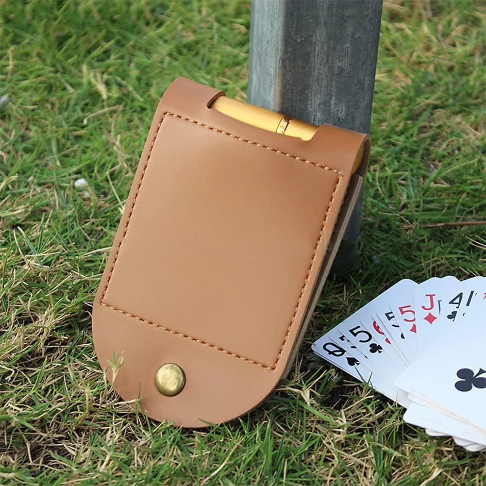 Zestaw gier planszowych Cribbage Gry planszowe Dozen Elegancki design Wysokiej jakości gra w dowolne miejsce Premium Skórzana podróżna gra kempingowa