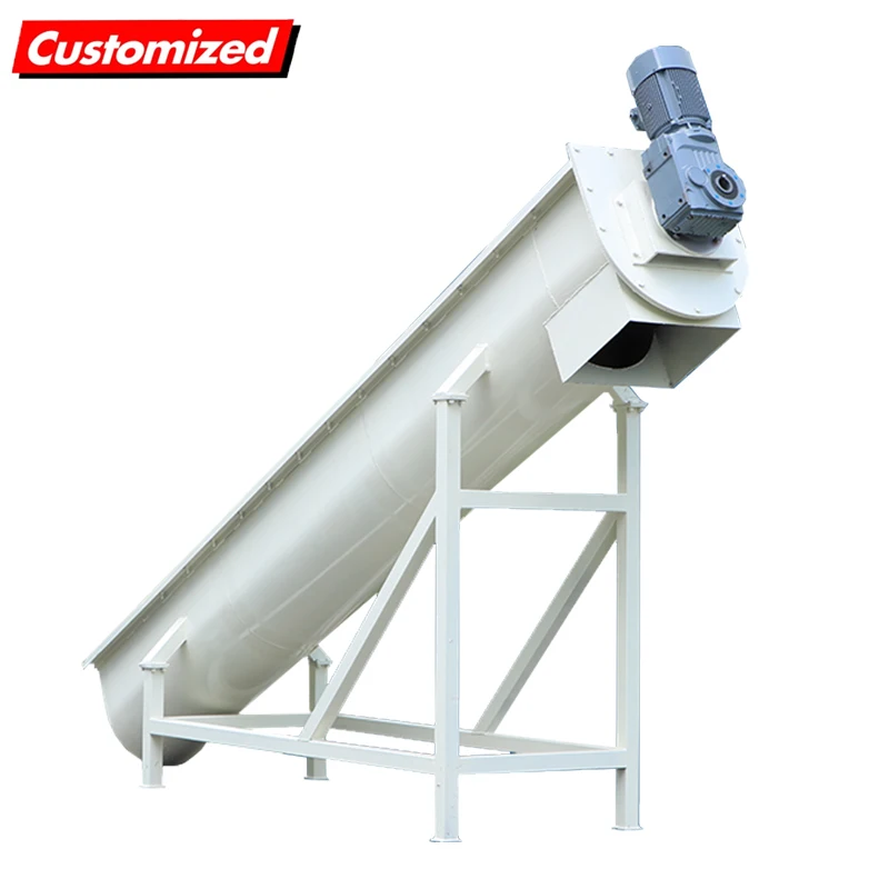 

OEM Customisable U-Shaped Screw Conveyors with Adjustable Speed for Manufacturing Plant Industries