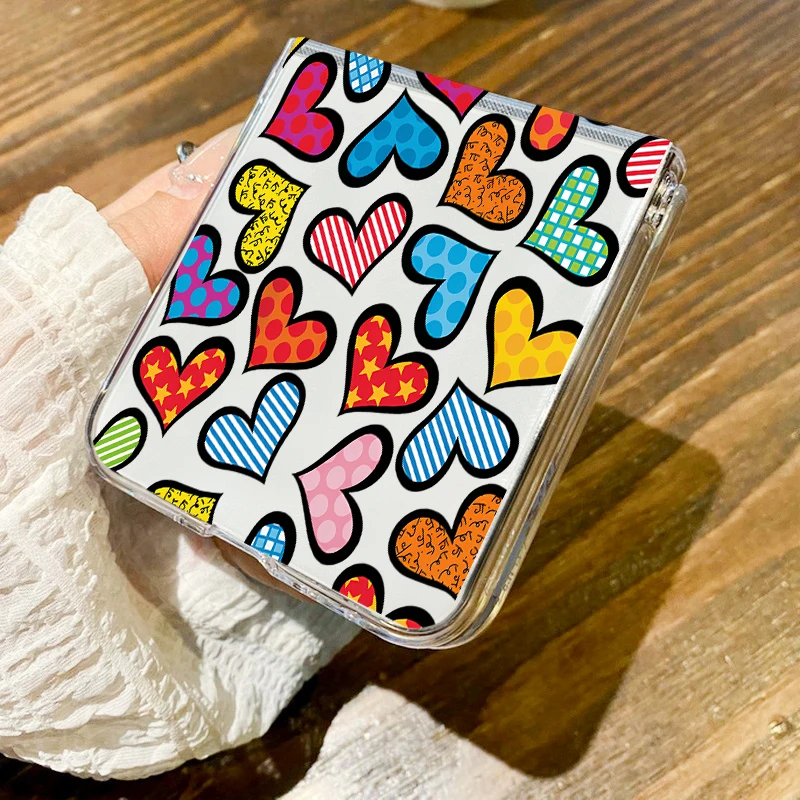 Cartoon Hearts Print Folding P - Phone Cases Z Fold 6 ulasan dan harga