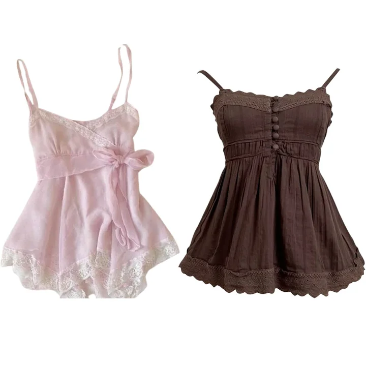 NUOVA canotta Y2k alla moda carina tinta unita streetwear High street senza maniche top classico minimalista chic casual camicette uniche