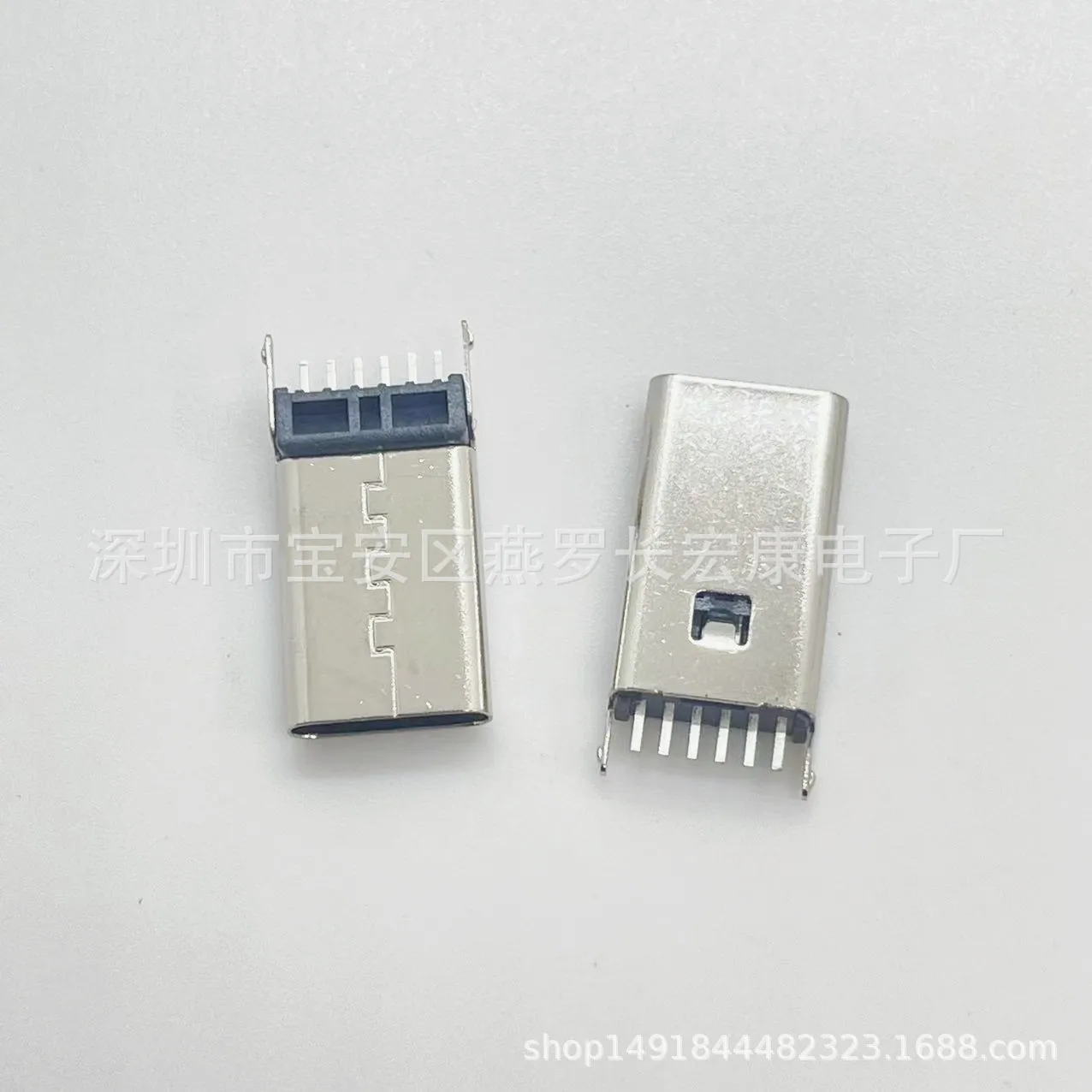 

For TYPE-C 6P female seat, plug in DIP plug-in board, increase height and lengthen H = 15.0mm easy charging, long body, plug in