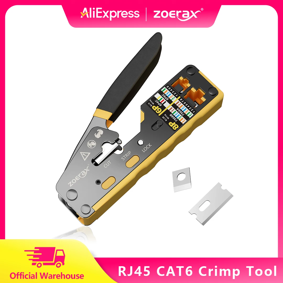 Zoerax RJ45 Cat6 Cr…