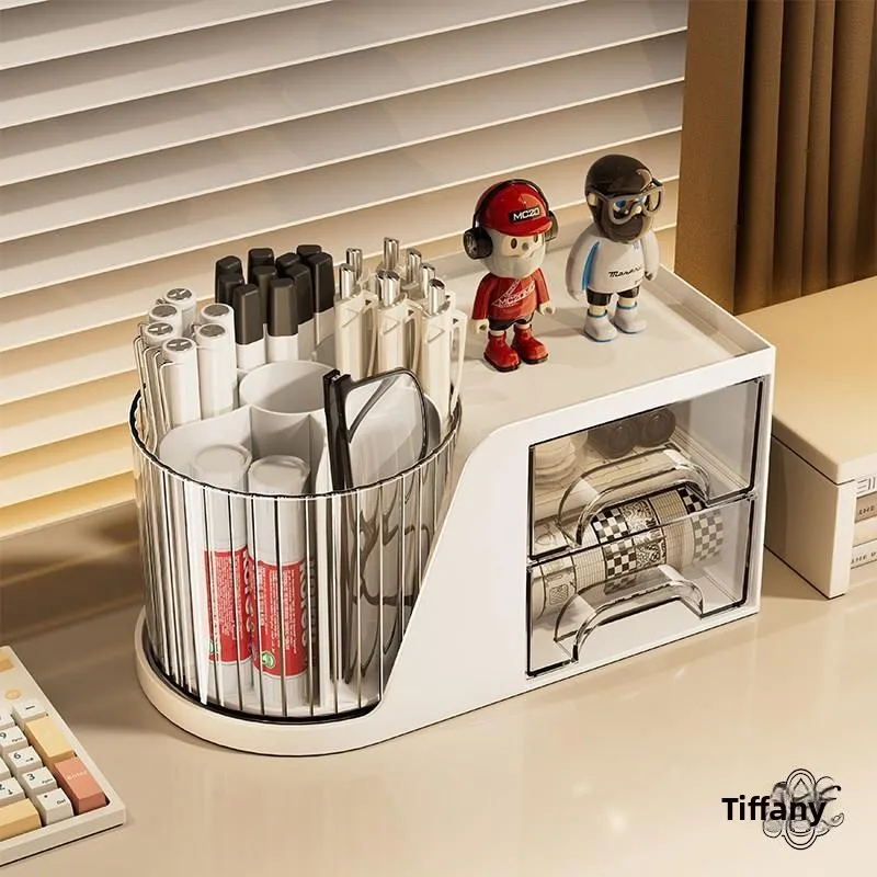 multi-functional-rotating-pen-holder-desktop-organizer-office-supplies-storage-box-drawer-type-stationery-box-for-students