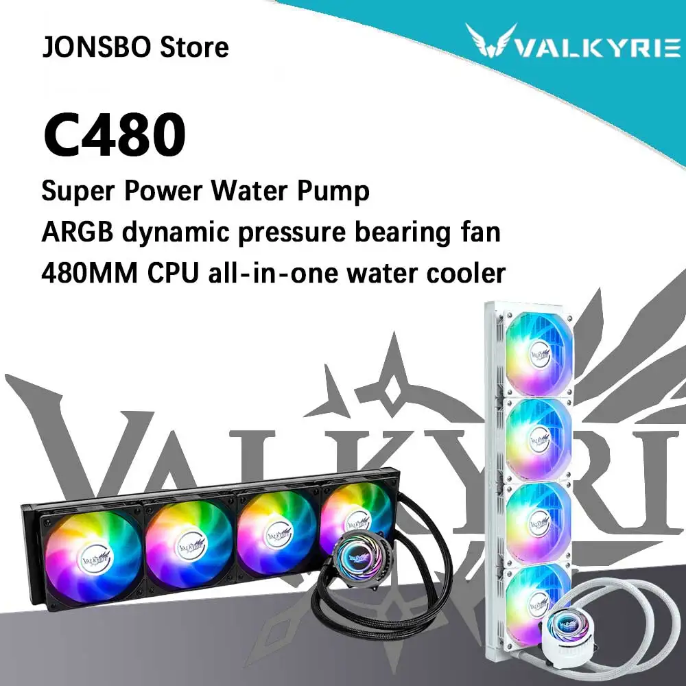 VALKYRIE C480W-RGB VK All-in-one CPU water-cooling ARGB light effect 480MM water drainage LGA115x LGA20xx LGA1700 AMD AM4 AM5