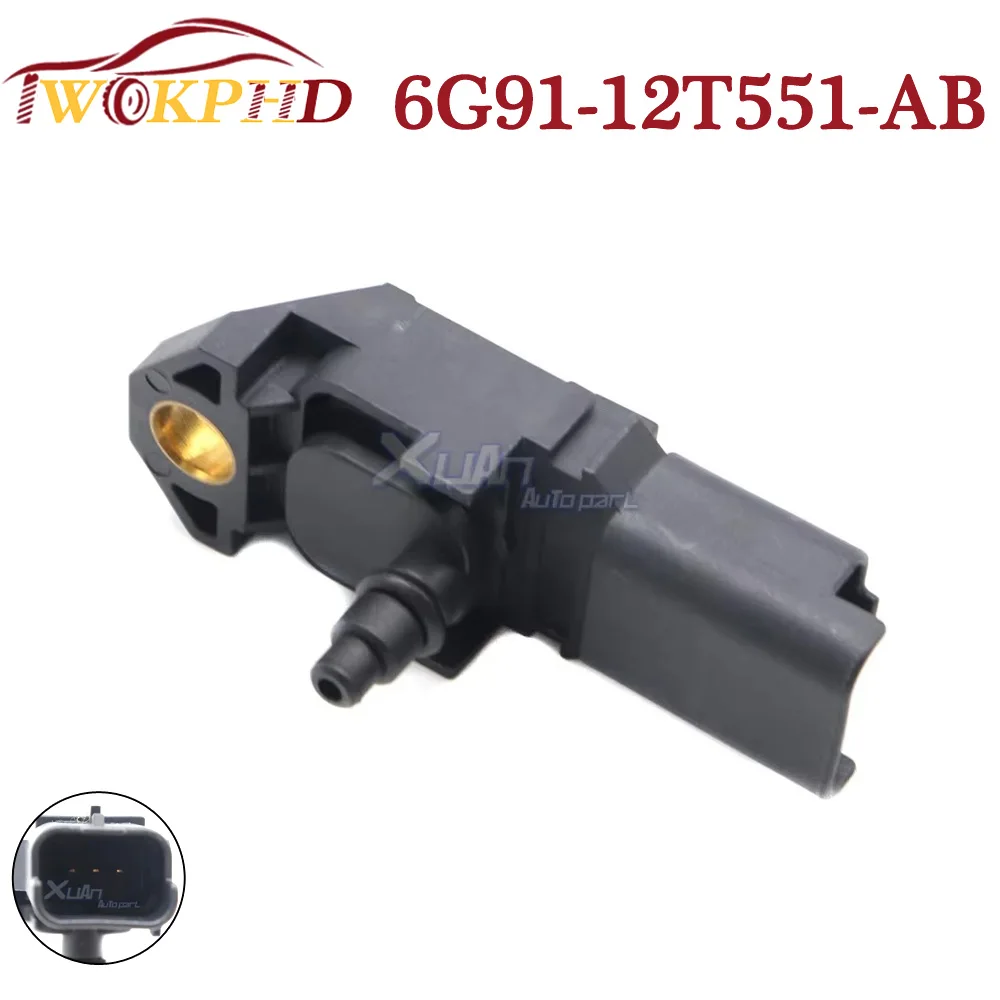 NOVO Sensor de Pressão Para Ford Galaxy Mondeo S-Max Para Volkswagen Audi 6G9112T551AB 1439044   6G91-12T551-AB