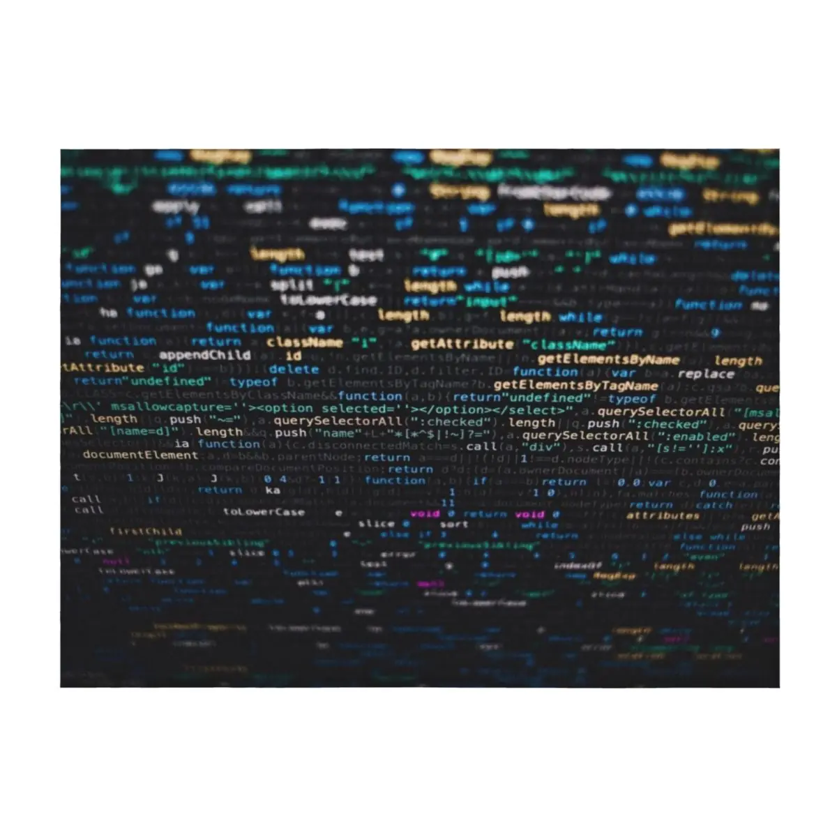 

Software Developer Programming Code on Black Background Throw Blanket Designers Vintage Quilt Furrys Blankets