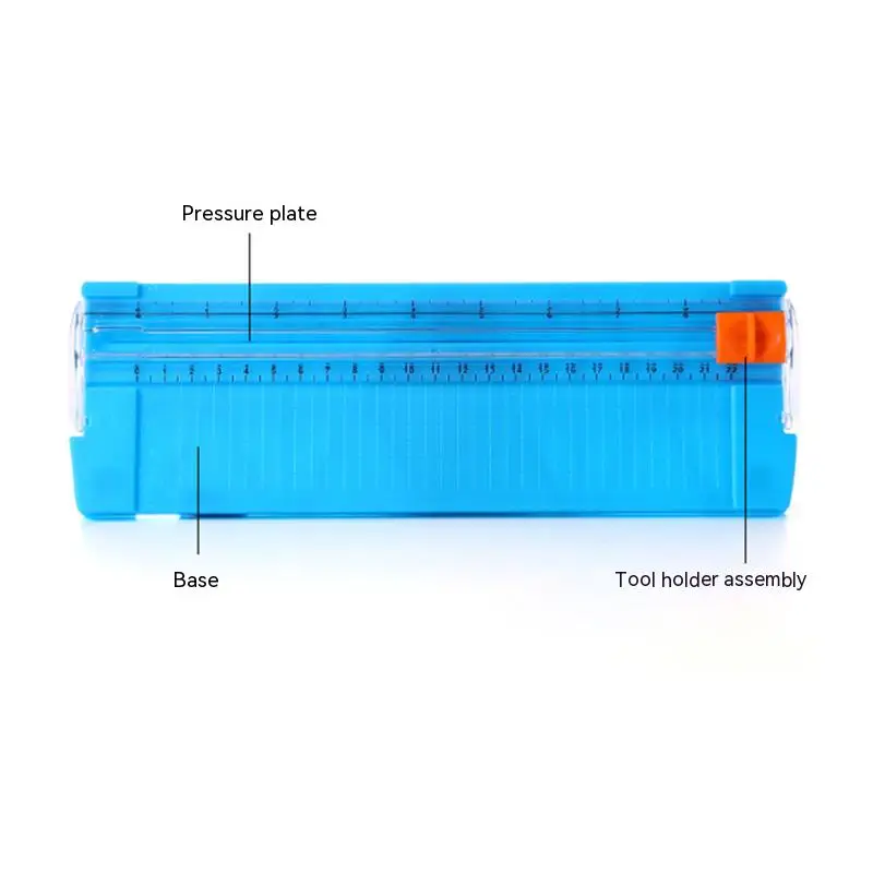 A5 Mini Two-way Paper Cutter Trimmer Safe Convenient Paper Cutter Accurate Cutting Non-slip With Auxiliary Ruler Paper Cutter