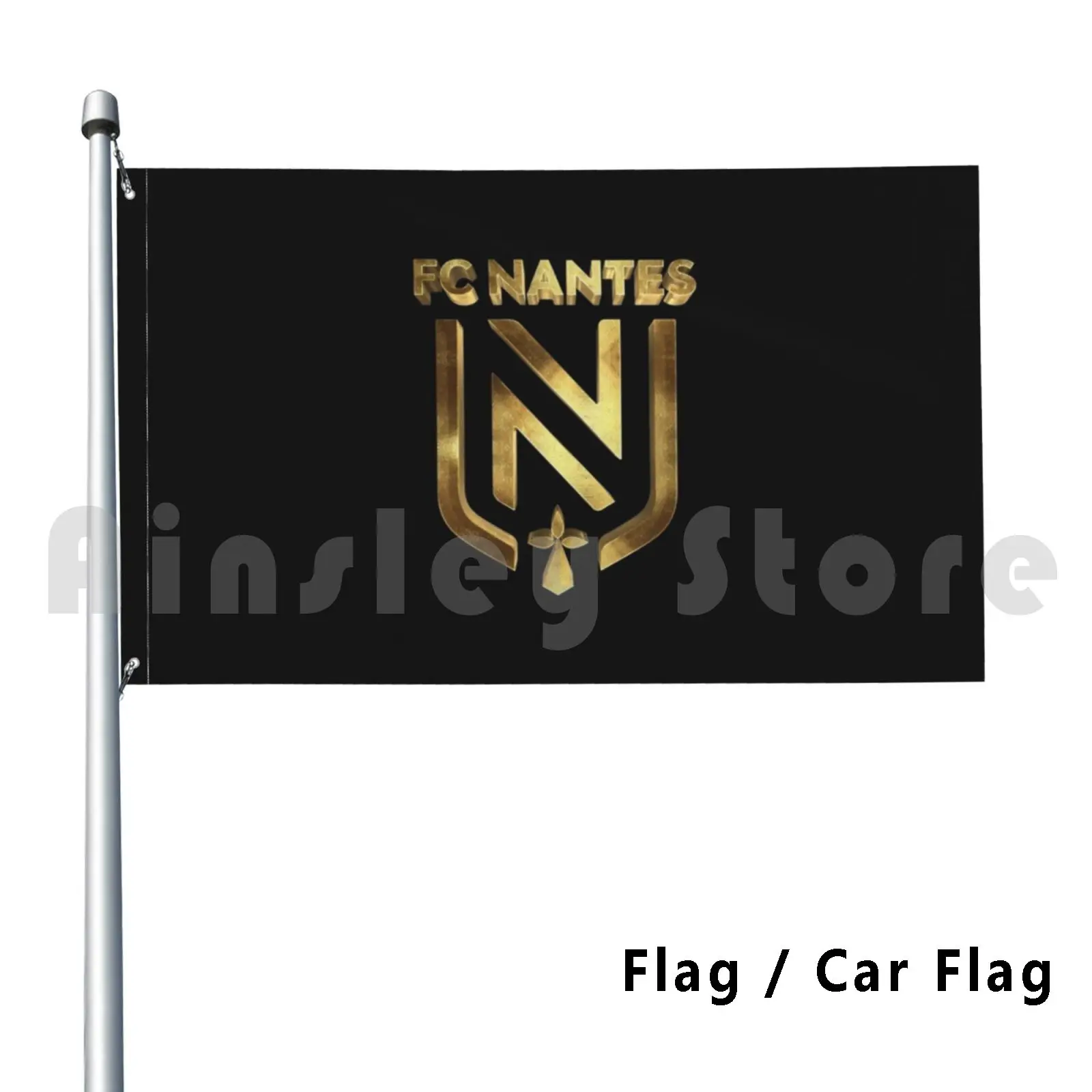 Golden Nantes Football Casuals Ultras Hooligans France Flag Car Flag Printing Custom Ultras France Acab Acab