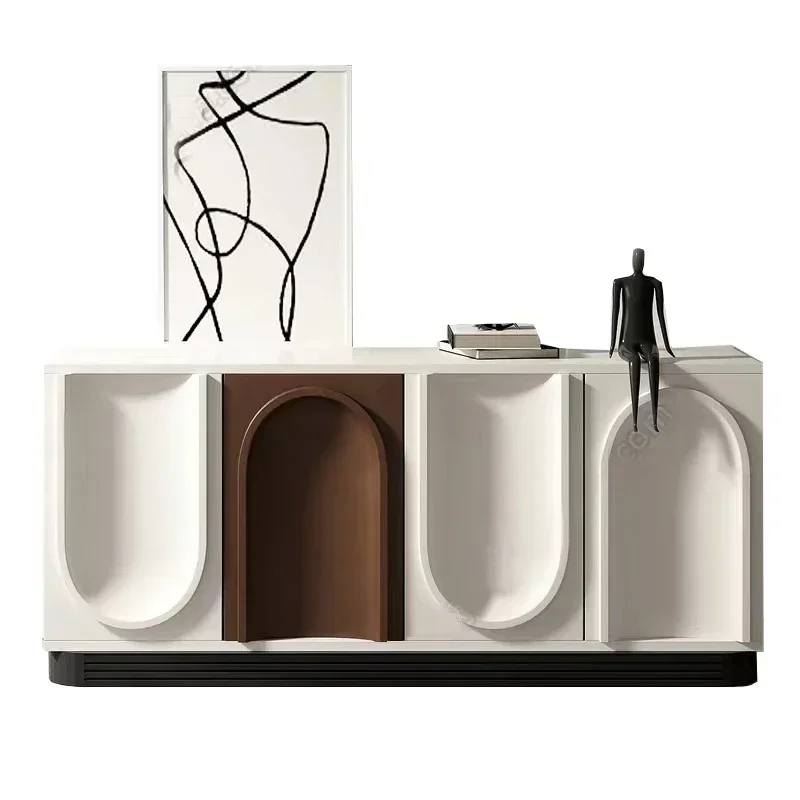 

Unique elegant design side cabinet for living room plywood and stainless steel TV cabinet Hot sales