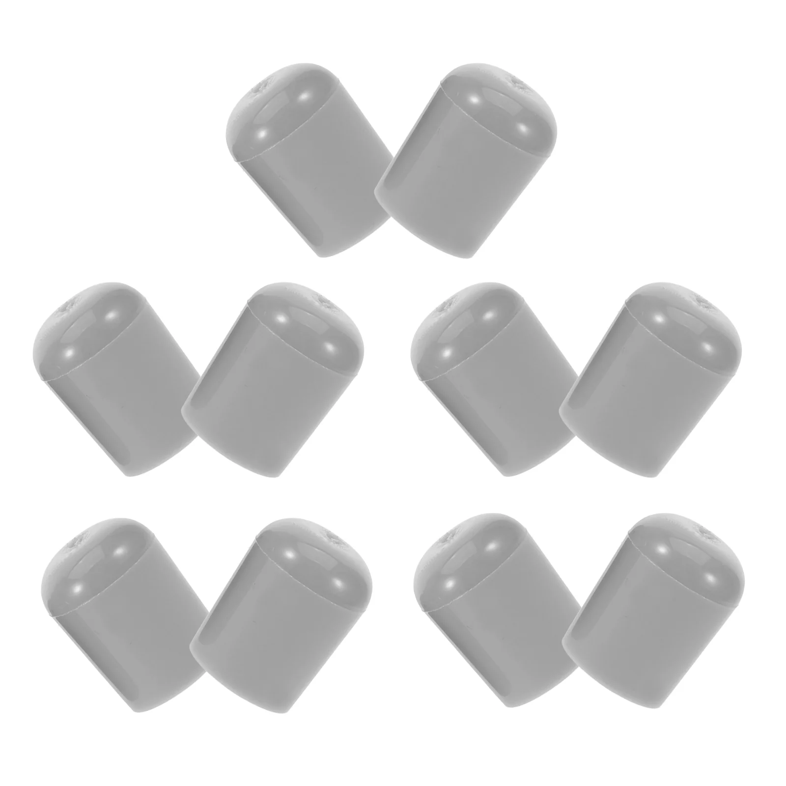10 Pcs Chair Leg Protection Cover for Hardwood Floors Foot Accessories Furniture Feet Protector Mats Desk Legs