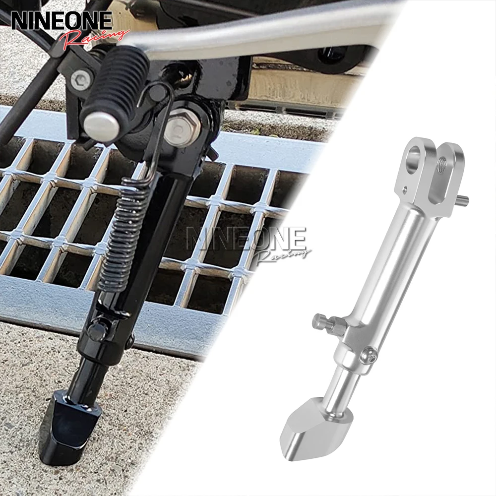 Adjustable Kickstand Side Stand Support Fit For Kawasaki Z 900 RS Z900RS Cafe 2018-2025 CNC Aluminum Motorcycle Parking Upgrade