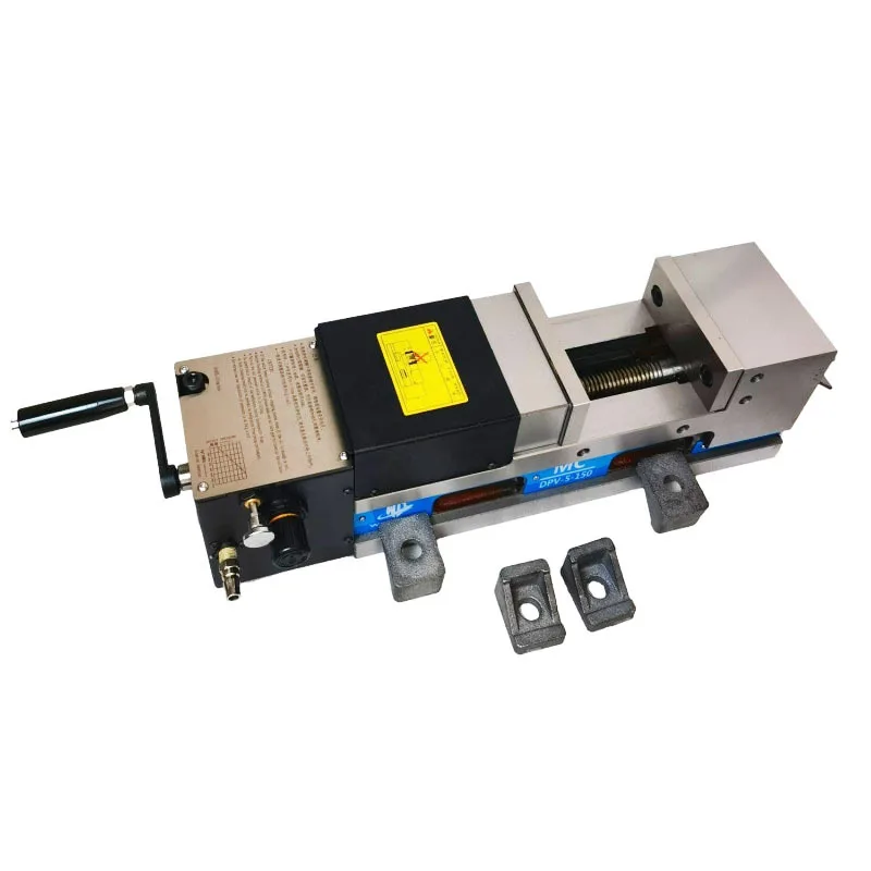 Dense pneumatic hydraulic vice DPV6 inch-250 fast hydraulic flat-mouth vice with complete accessories