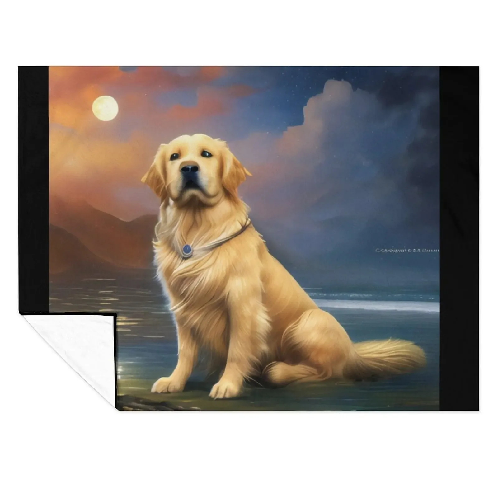 

Cute Golden Retriever Throw Blanket blankets and throws Hair christmas gifts Thermal Blankets