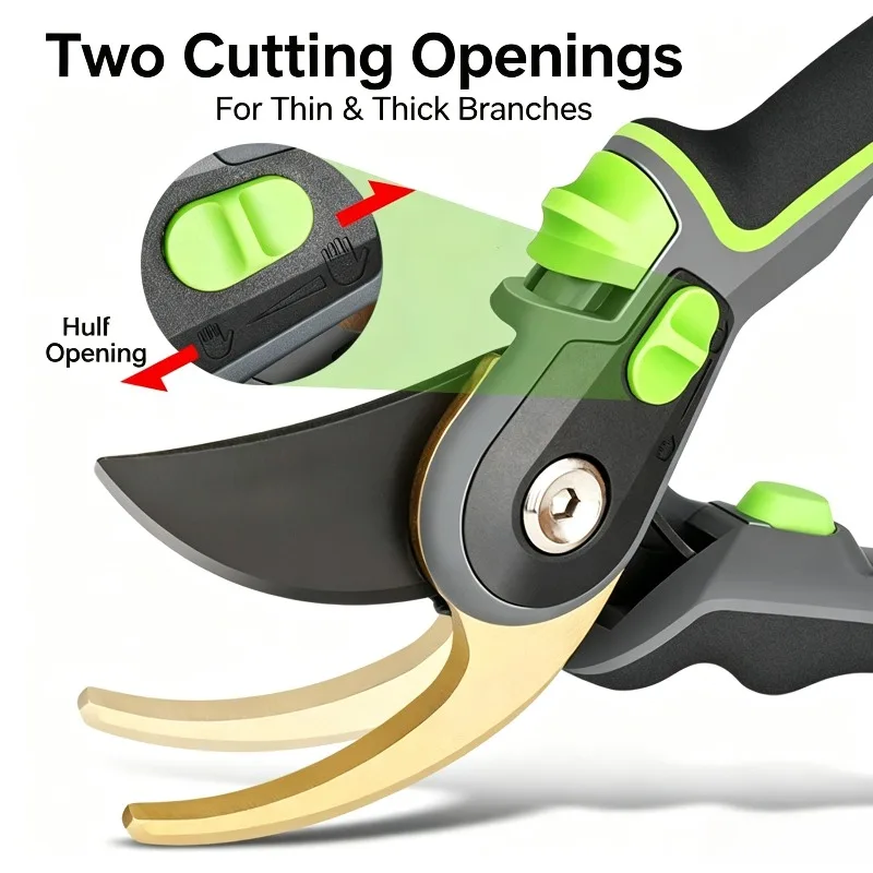 SK5 Steel Pruning Shears Household Fruit Branch Scissors Garden Pruning Shears Gardening Tool for Tree & Shrub Trimming