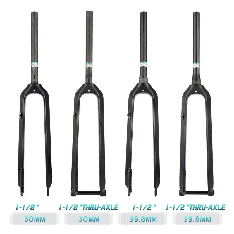 Carbon Gravel Hard Fork Disc Brake 26/27.5/29 Inch 700*45C MTB Road Universal view 4