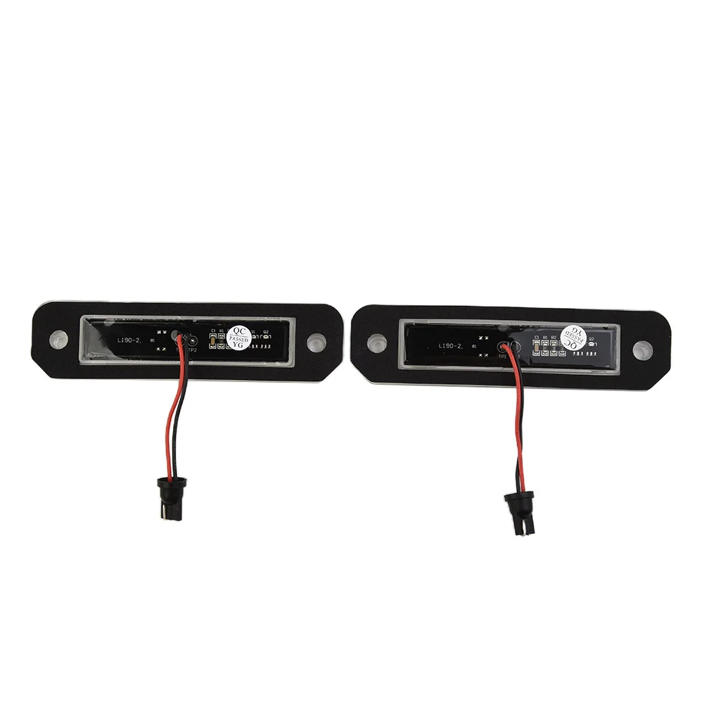 لهوندا قطع غيار السيارات لوحة ترخيص مصباح LED أجزاء 2 قطعة استبدال 34100-S04-A01 مقاوم للماء 34100S04A01 الأبيض 3 واط