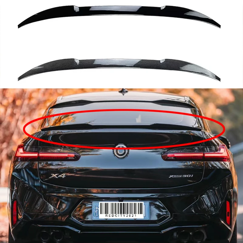 

Suitable for BMW X4 G02 M high-performance style rear trunk lid, spoiler, trunk lid, wing body sports modification kit