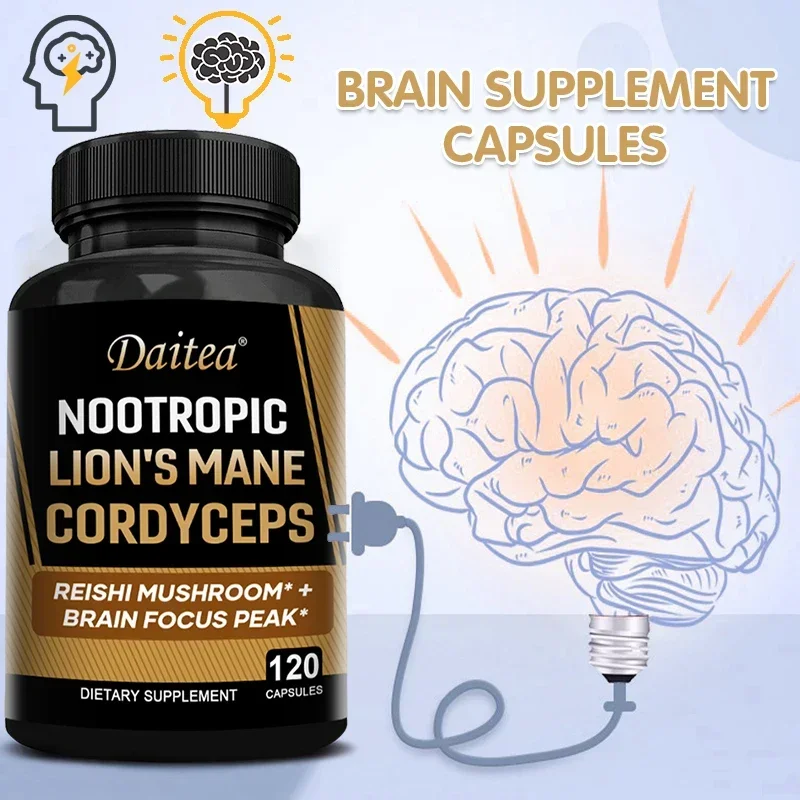 Nootropics - Memory, Reduce Brain Fog, Focus, Boost Thinking, Prevent Cognitive Decline, Reduce Energy and Stress