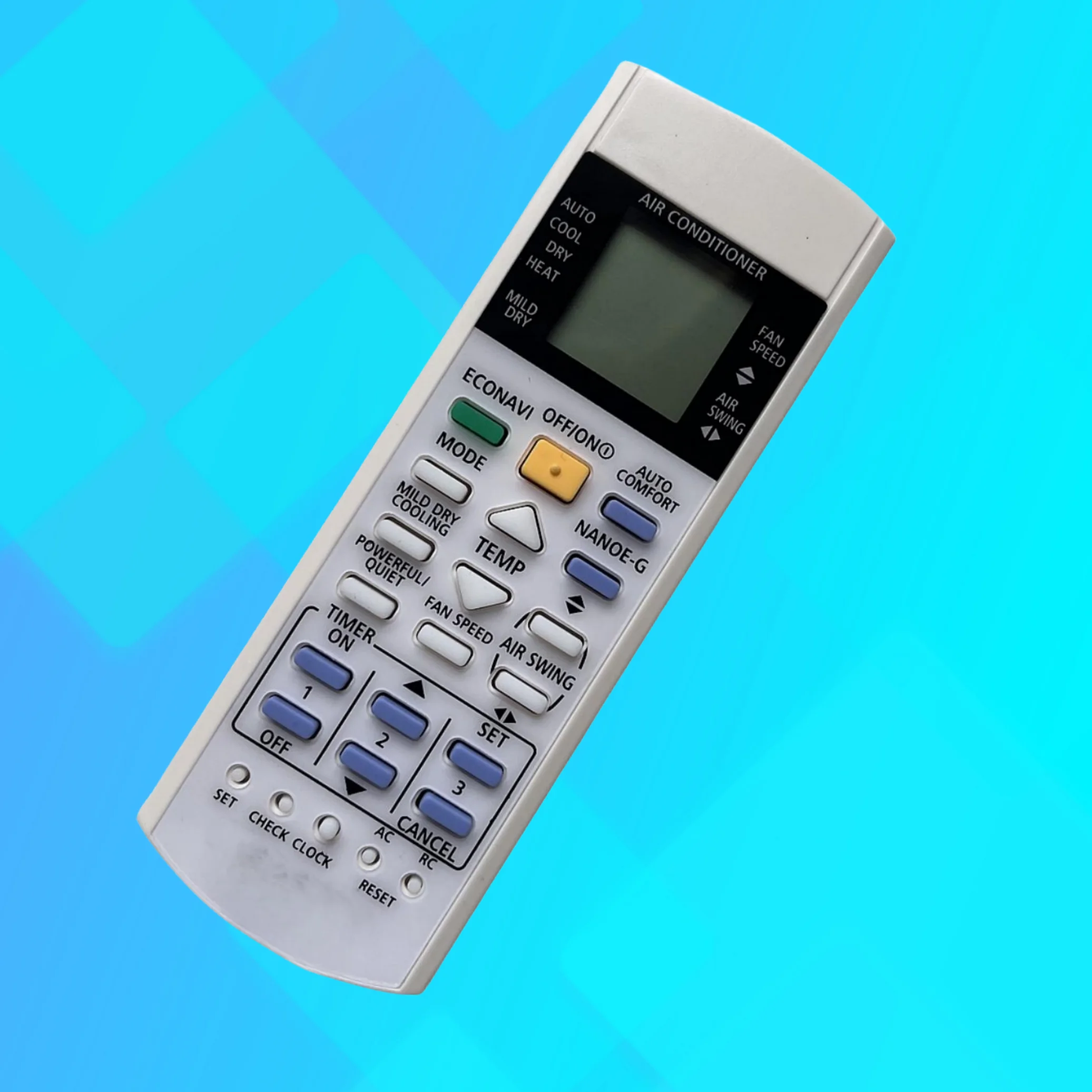 Nowy uniwersalny pilot do klimatyzacji dla Panasonic CU-RE24NKR CU-RE18NKR CU-RE28NKR CU-RZ12RKR CU-RZ9RKR CWA75C4764
