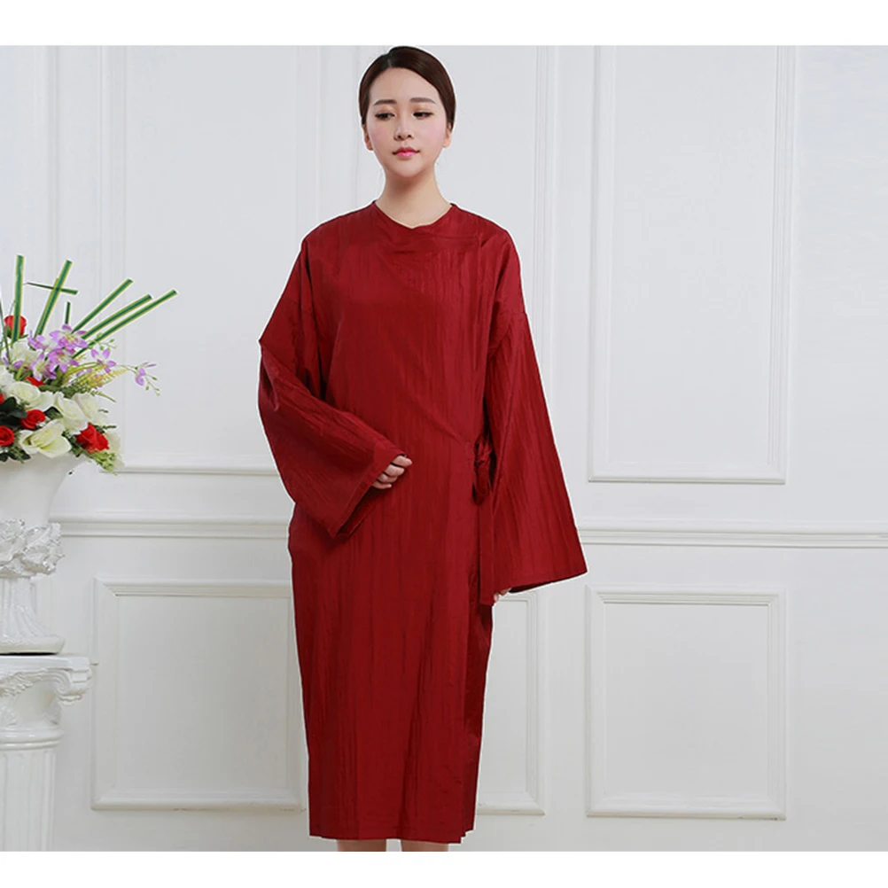 

1pc Waterproof Kimono Gown Hair Salon Apron SPA Sleepwear Breathable Quick Dry for Hair Dyeing Cutting Barber Shop Comfortable