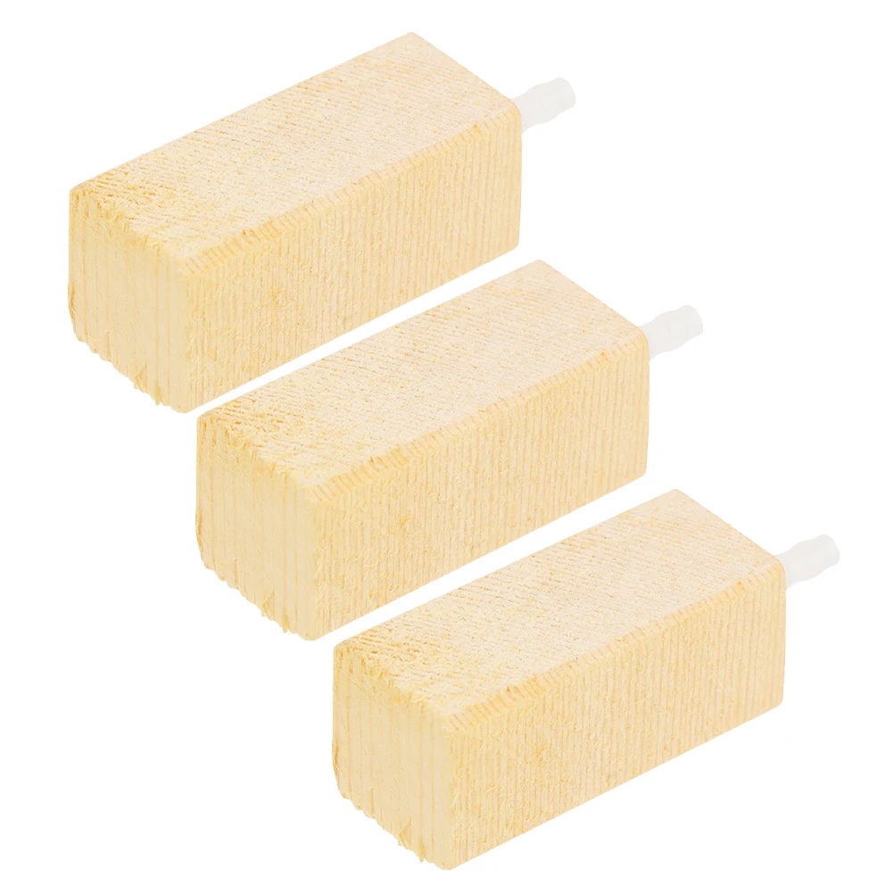 

3pcs Bubble Stone Diffuser for Aquarium Fish Tank with Fine Bubbles Natural Wooden Air Stone Oxygen Diffuser Suitable for Marine