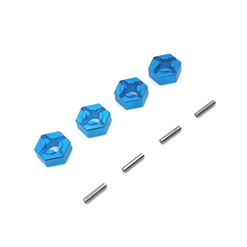 Junta Hexagonal de 12mm para SCY MJX RC 1/14 1/16, piezas de coche RC, actualización de Metal