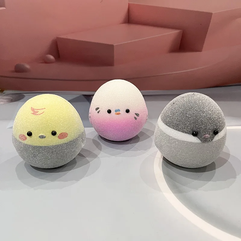 Leuke Japanse Kleurverloop Massaal Chick Pinch Fidget Creatieve Cartoon Dier Kuiken Trage Rebound Squishy Stress Relief Speelgoed