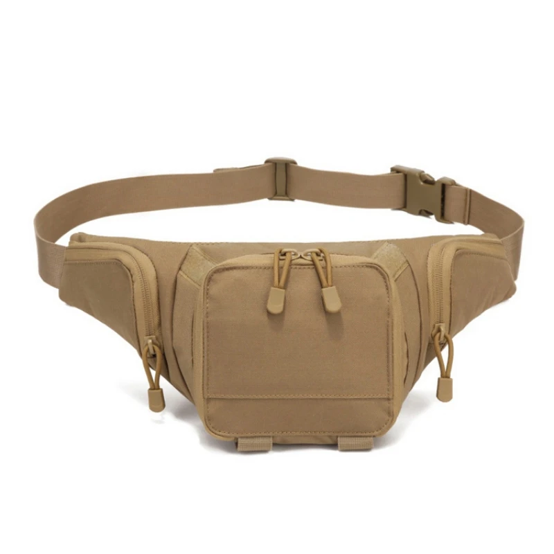 Waterproof Huting Bag With Adjustable Strap Waist Bag Buckle Fixation Fanny Pack Belt Waist Bag Dual Zipper Design