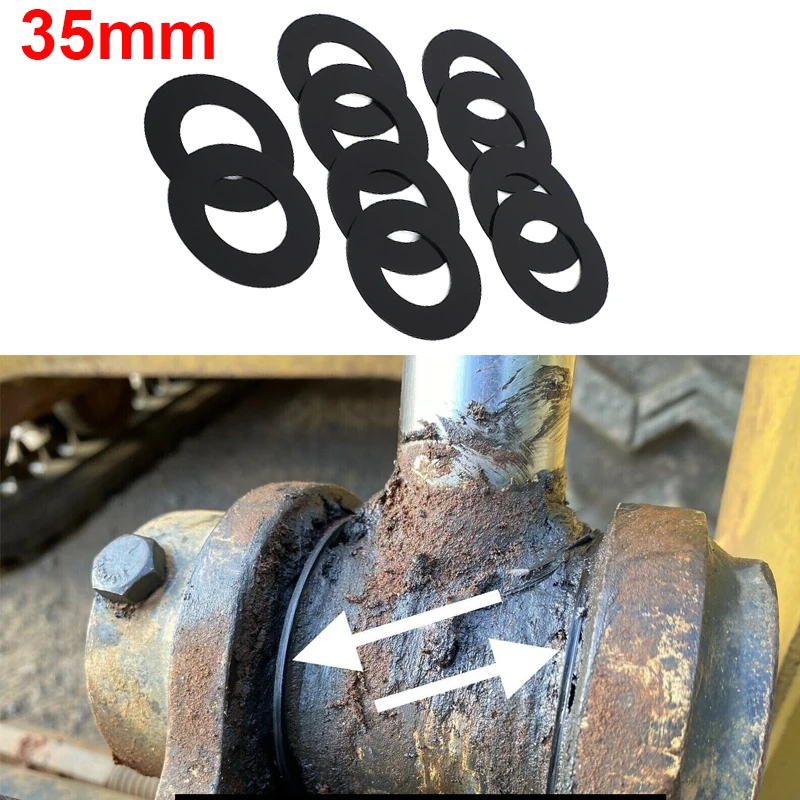 Bucket Pin Shim Kit 35mm for Excavator And Skid Steer Cat Bobcat Deere Komatsu for Yanmar Wacker Neuson Volvo Takeuchi Kubota